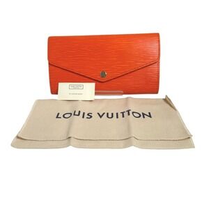 LOUIS VUITTON Orange Wallet
